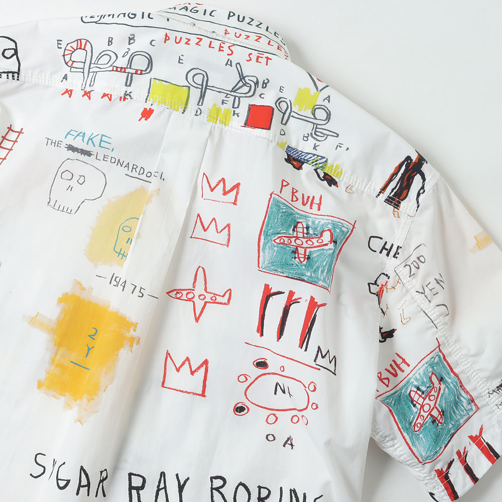 Cotton broadcloth print Jean-Michel Basquiat B025