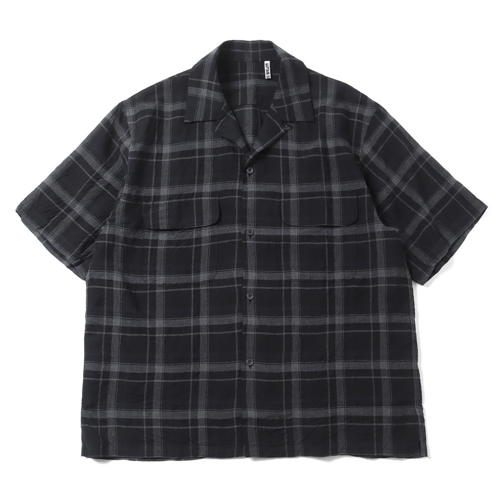 Short Sleeve Open Collar Shirt