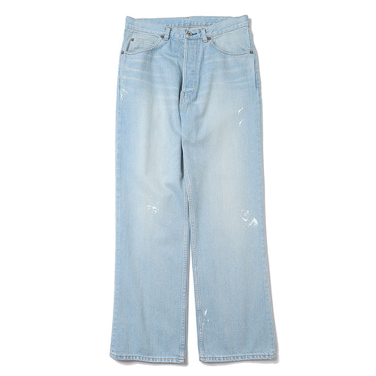 SHOE CUT JEANS ORGANIC COTTON 12oz DENIM (FADED)