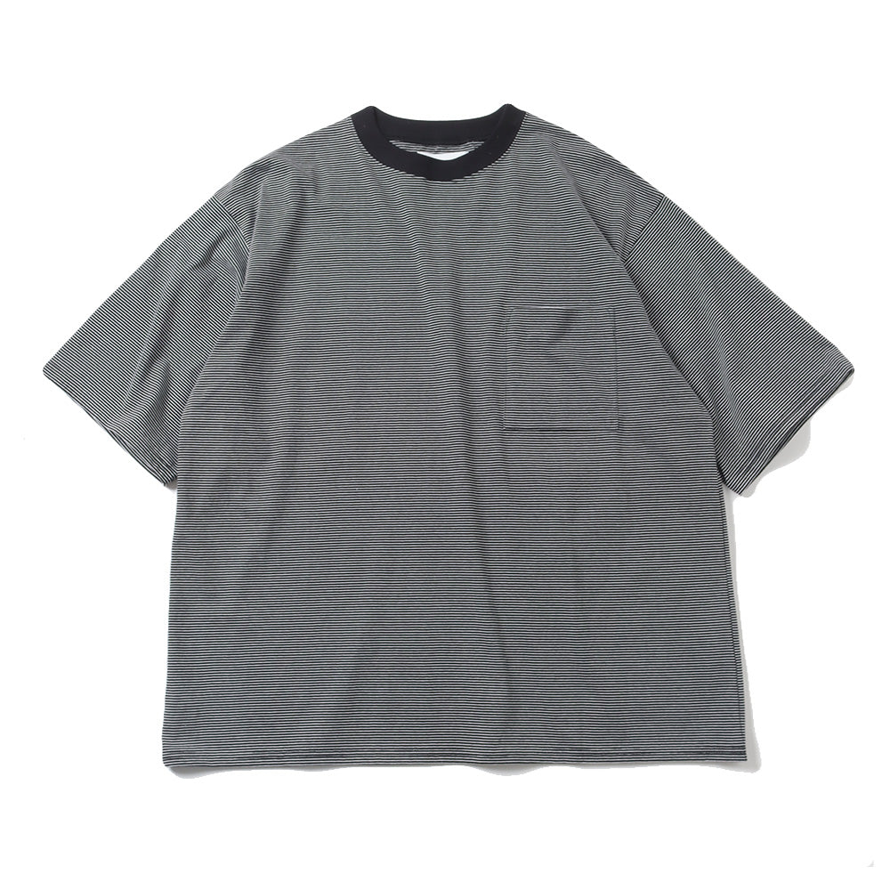 BORDER TEE S/S ORGANIC COTTON