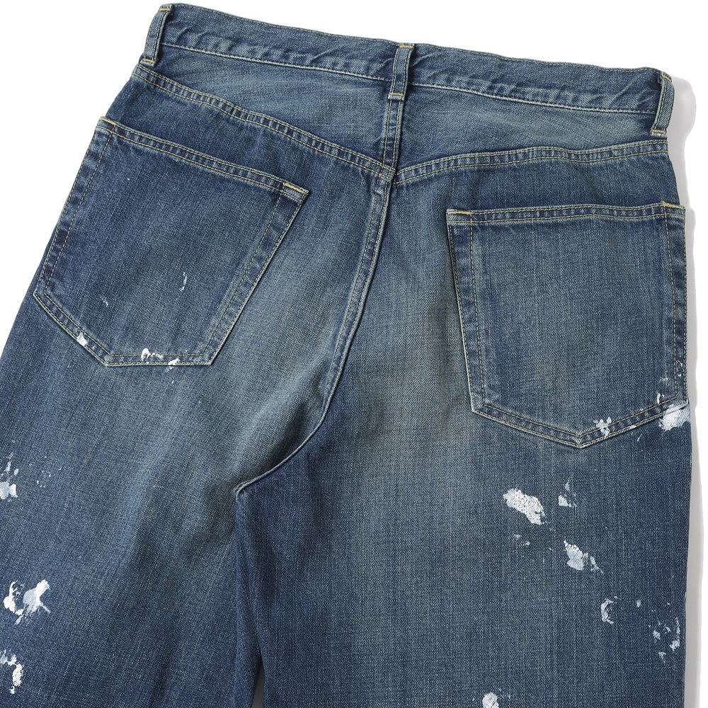 REGULAR FIT JEANS ORGANIC COTTON 12oz DENIM (INDIGO PAINTED)