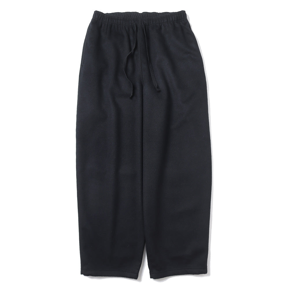 WIDE FIT EASY PANTS WOOL SILK BEAVER