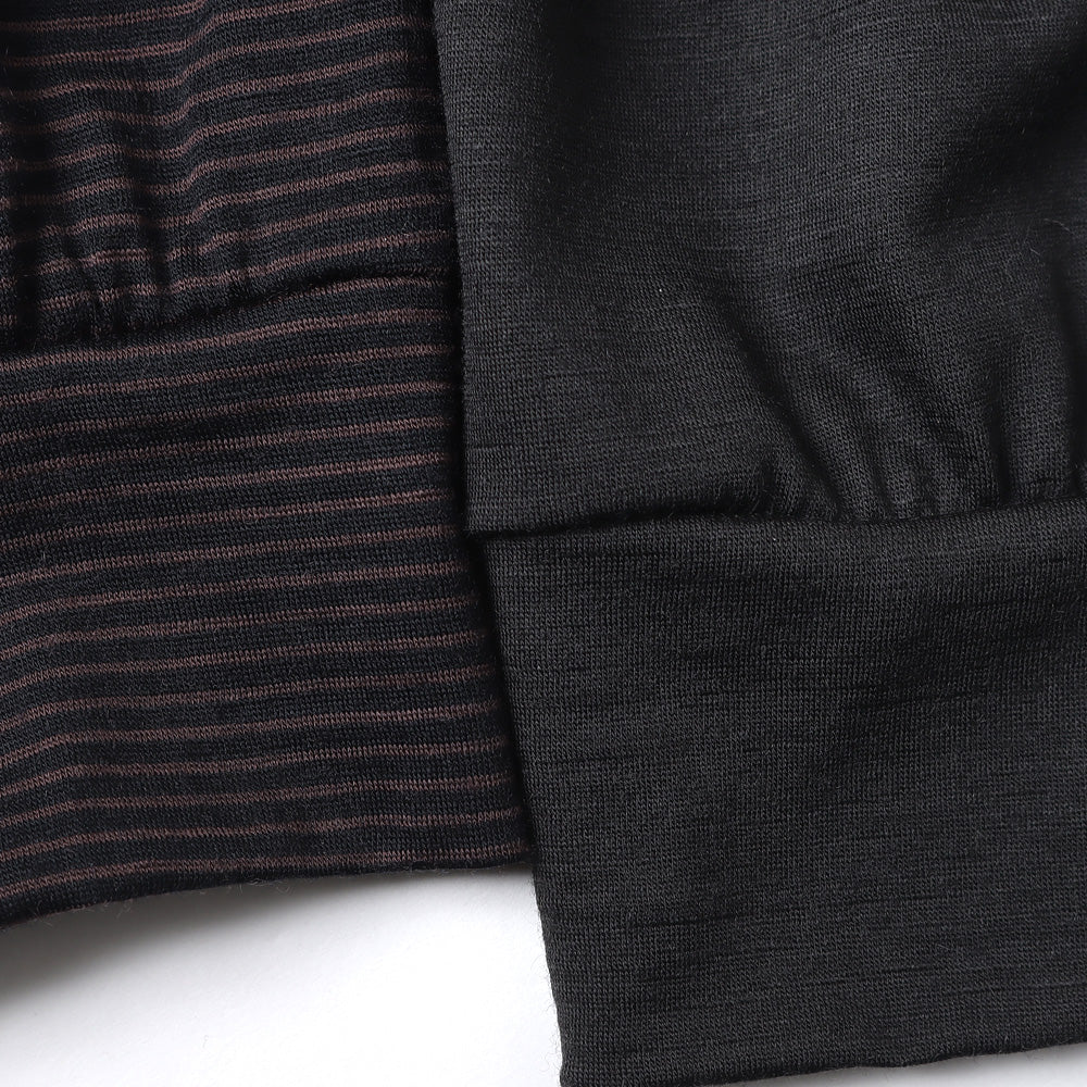 CREW NECK SUPER120s WOOL SINGLE JERSEY WASHABLE