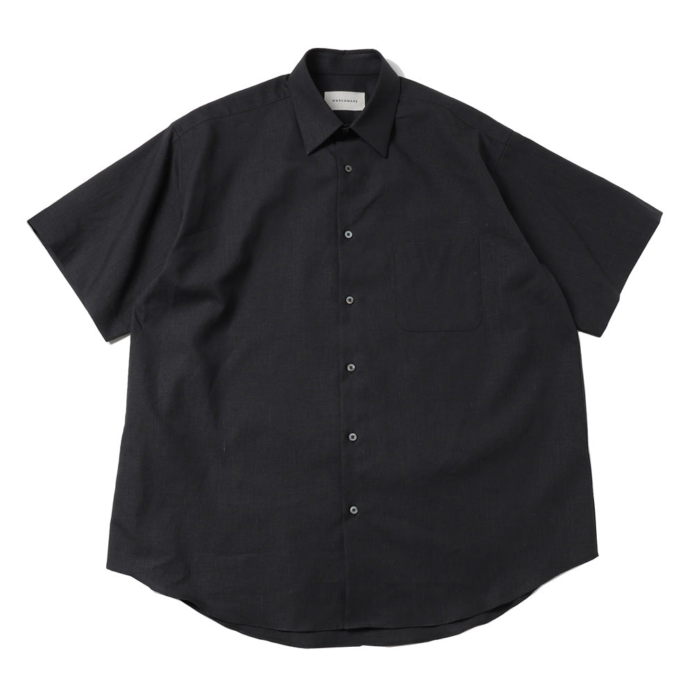 MARKAWARE - COMFORT FIT SHIRTS S/S ORGANIC WOOL 2/80 TROPICAL