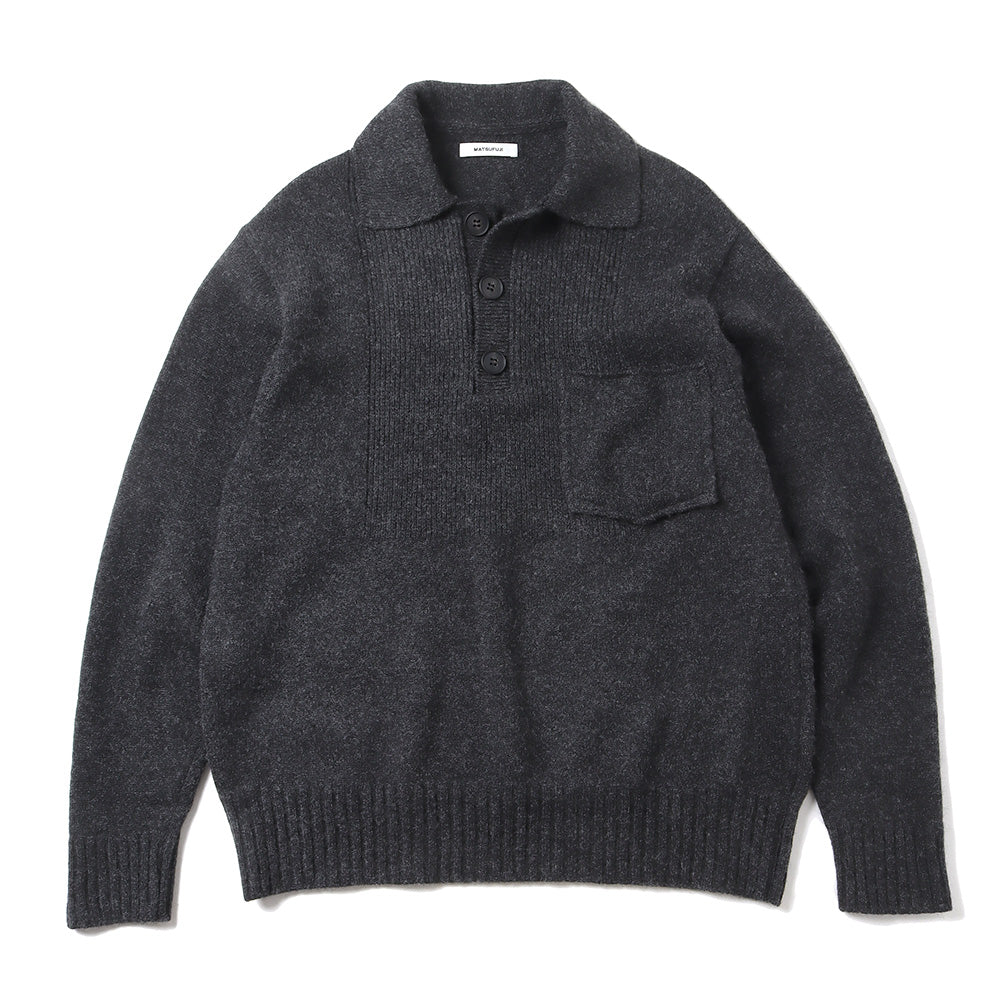 Wool Knit Polo