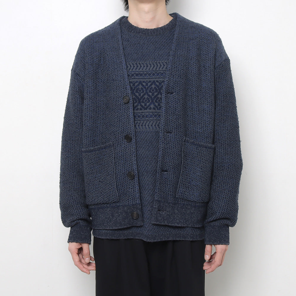 Jacquard Knit Cardigan