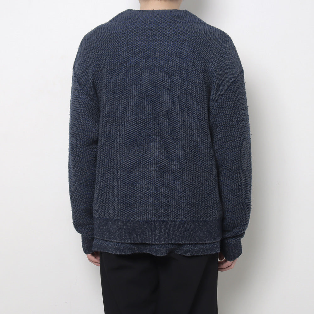 Jacquard Knit Cardigan