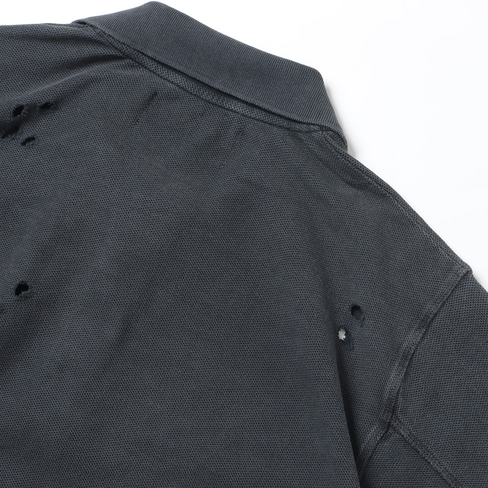 Destroyed Polo Sweater