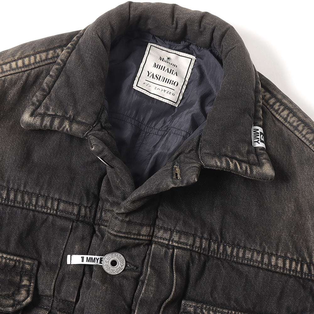 PUFFER DENIM JACKET