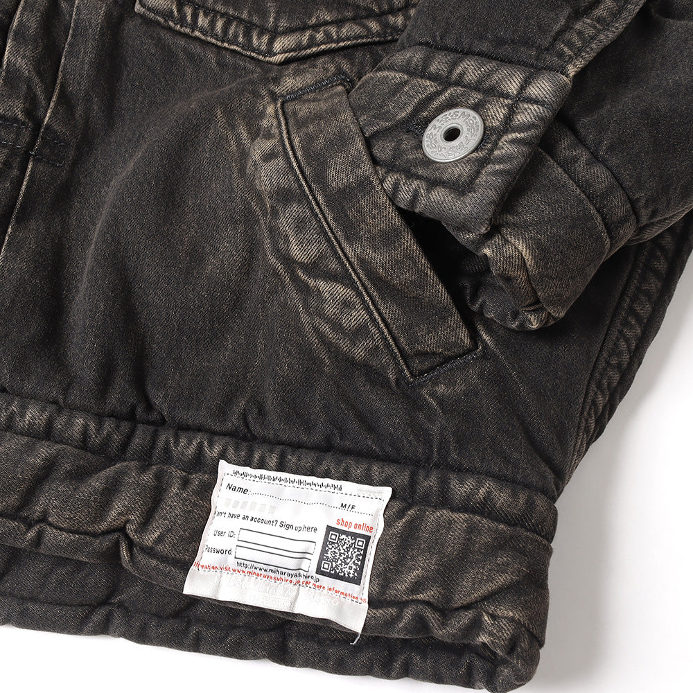 PUFFER DENIM JACKET