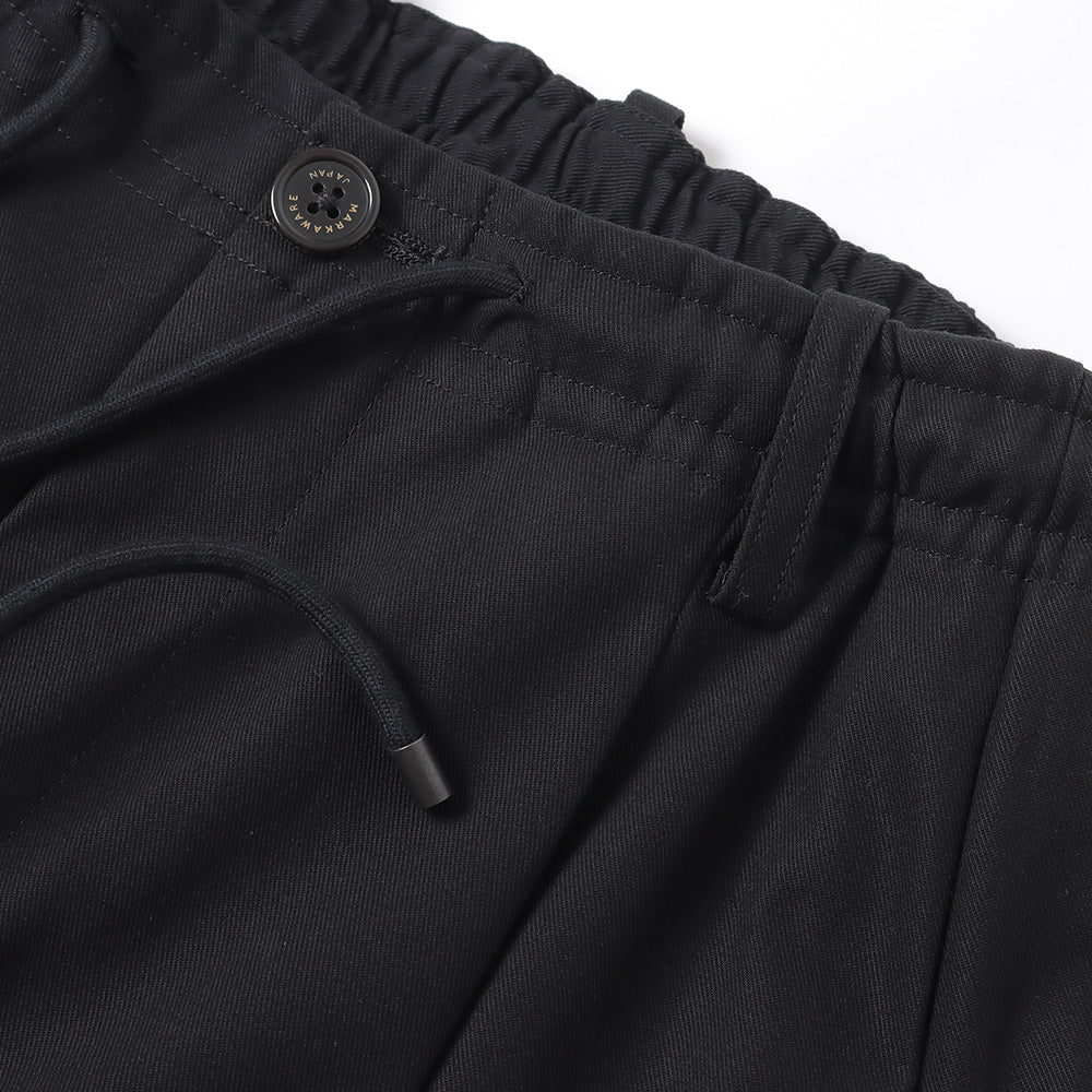 DOUBLE PLEATED EASY ORGANIC COTTON GABARDINE