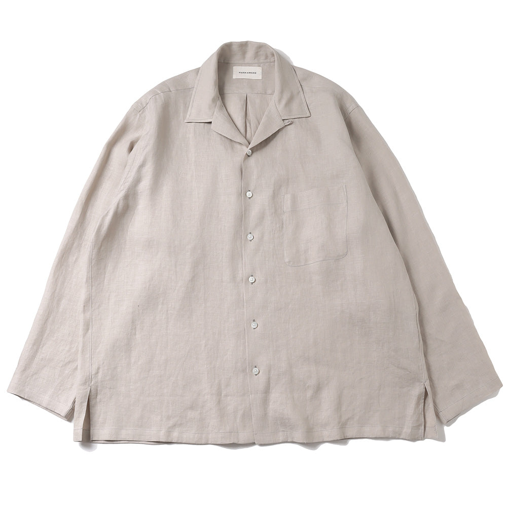 COMFORT FIT OPEN COLLAR SHIRT HEMP