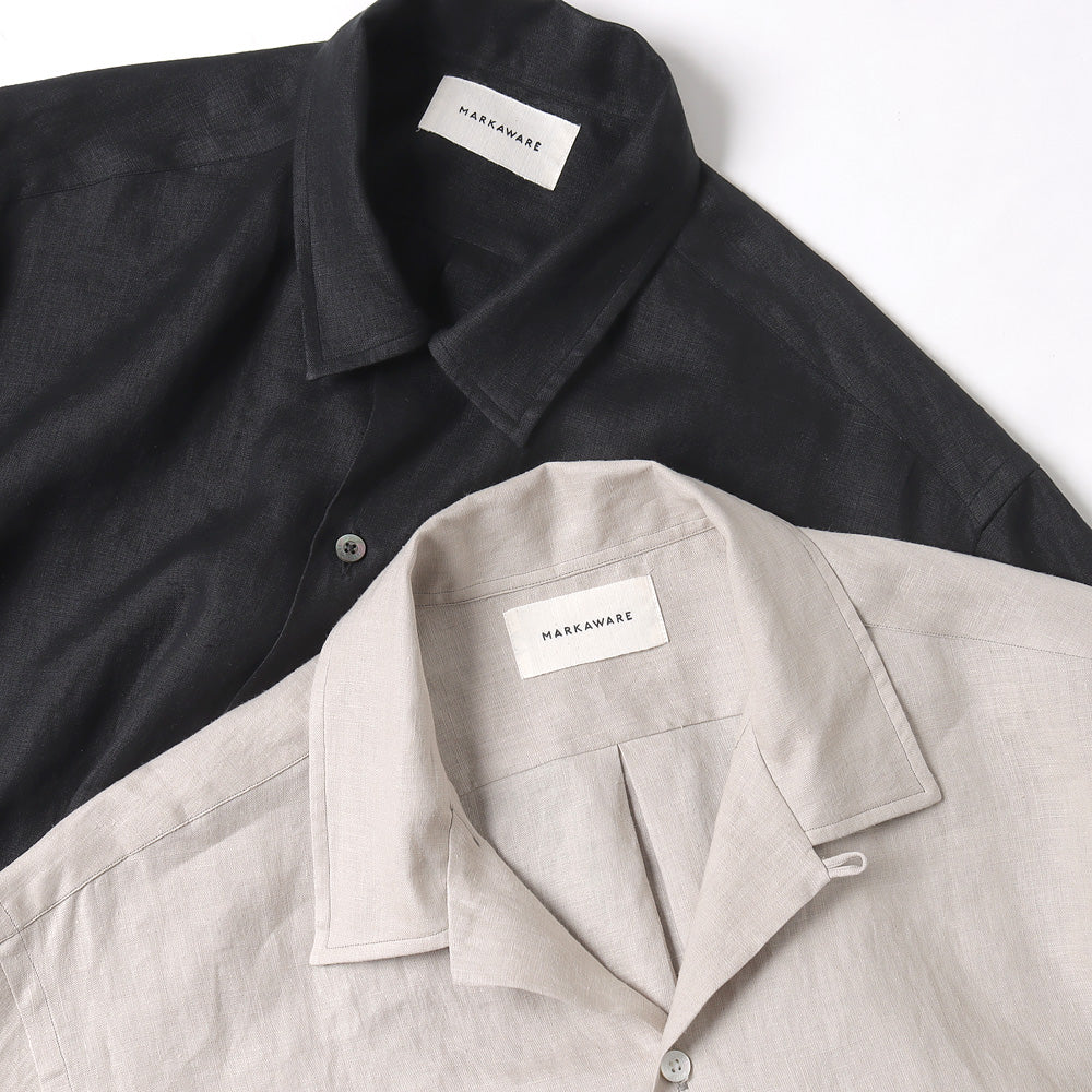 COMFORT FIT OPEN COLLAR SHIRT HEMP