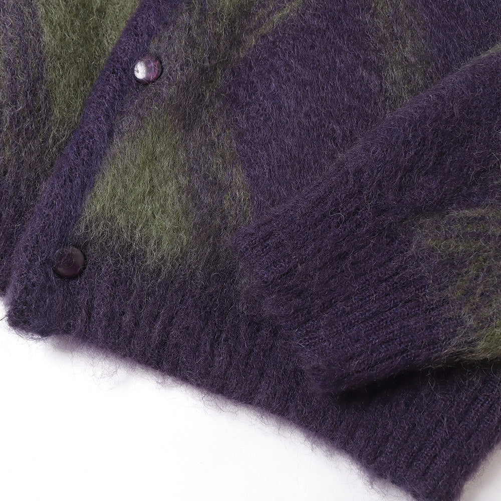 Mohair Cardigan - Argyle