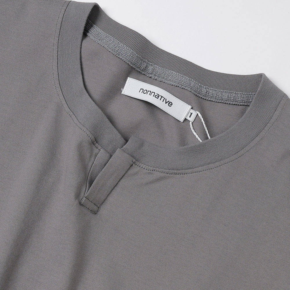 CLERK S/S T-NECK TEE COTTON JERSEY