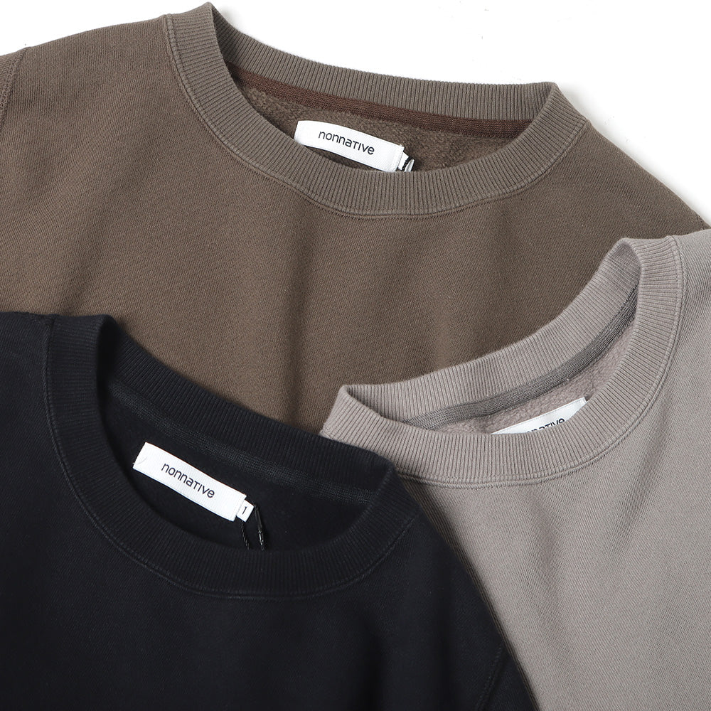 DWELLER CREW PULLOVER COTTON SWEAT