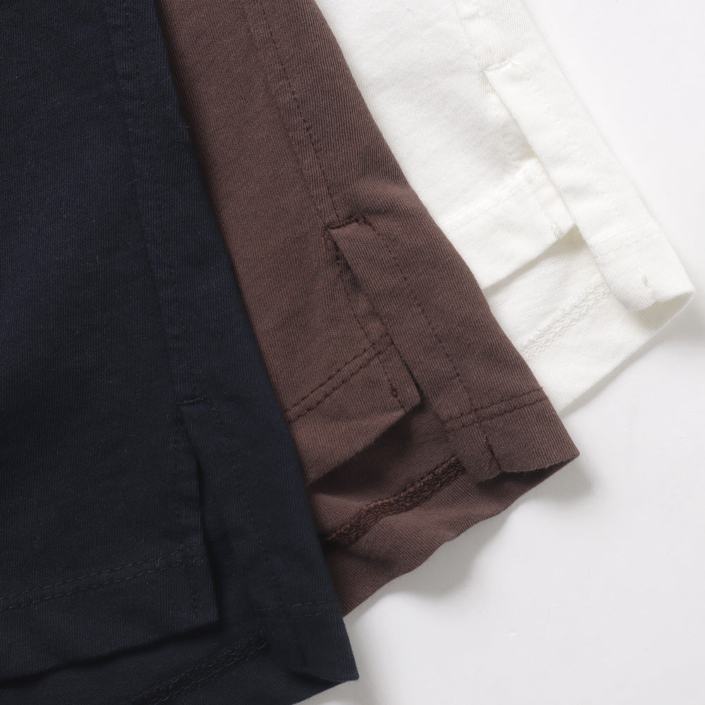 CLERK S/S T-NECK TEE COTTON JERSEY