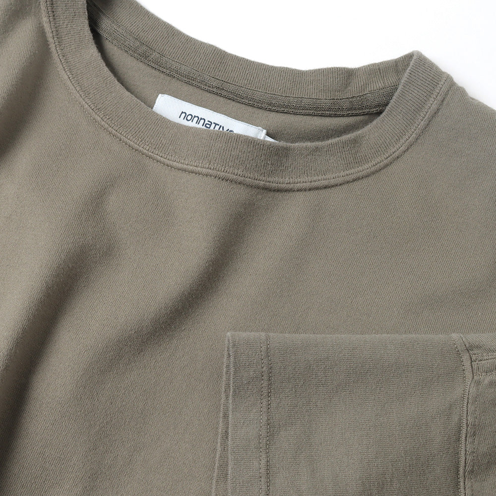 CLERK S/S TEE COTTON JERSEY OVERDYED