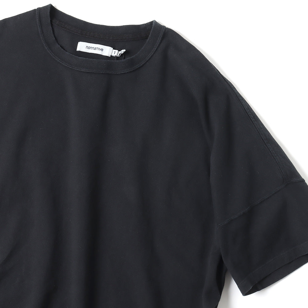 CLERK S/S TEE COTTON JERSEY OVERDYED