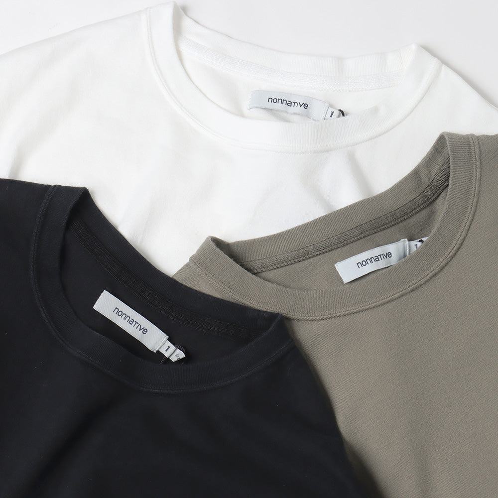 CLERK S/S TEE COTTON JERSEY OVERDYED