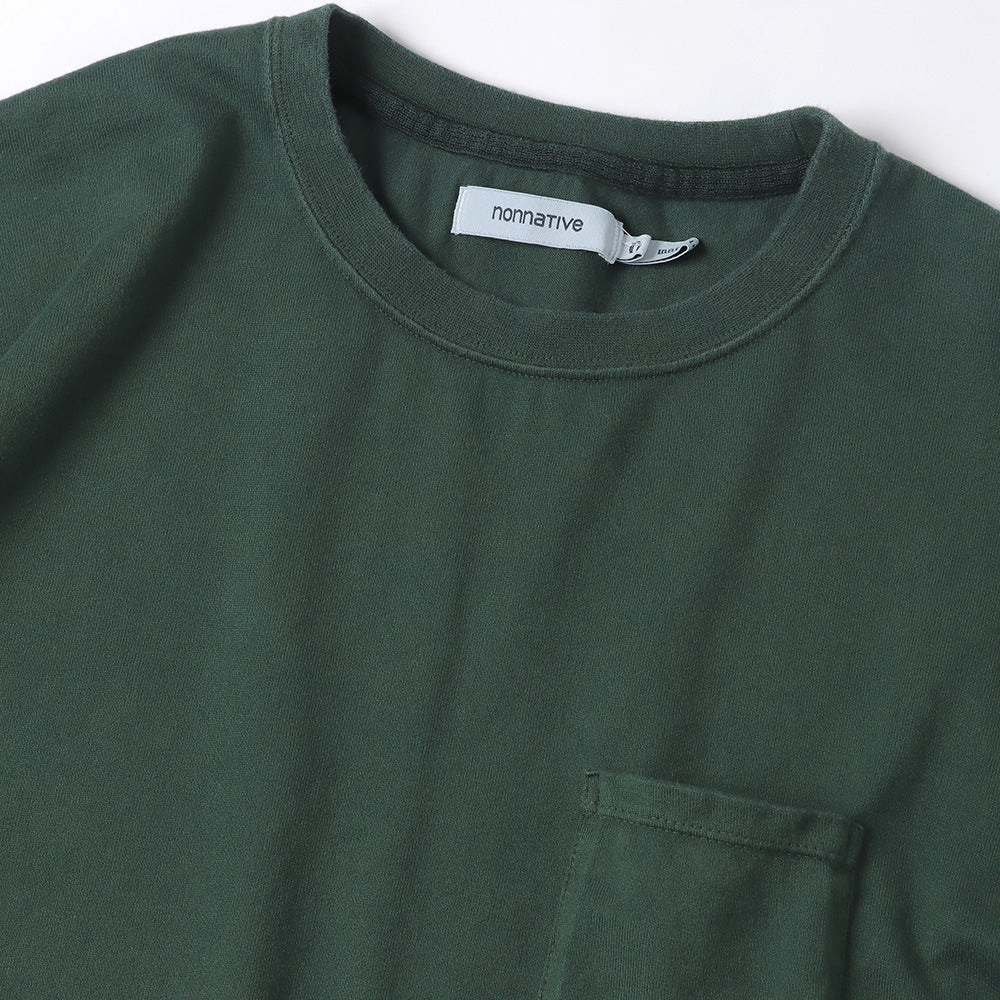 DWELLER L/S TEE COTTON JERSEY OVERDYED