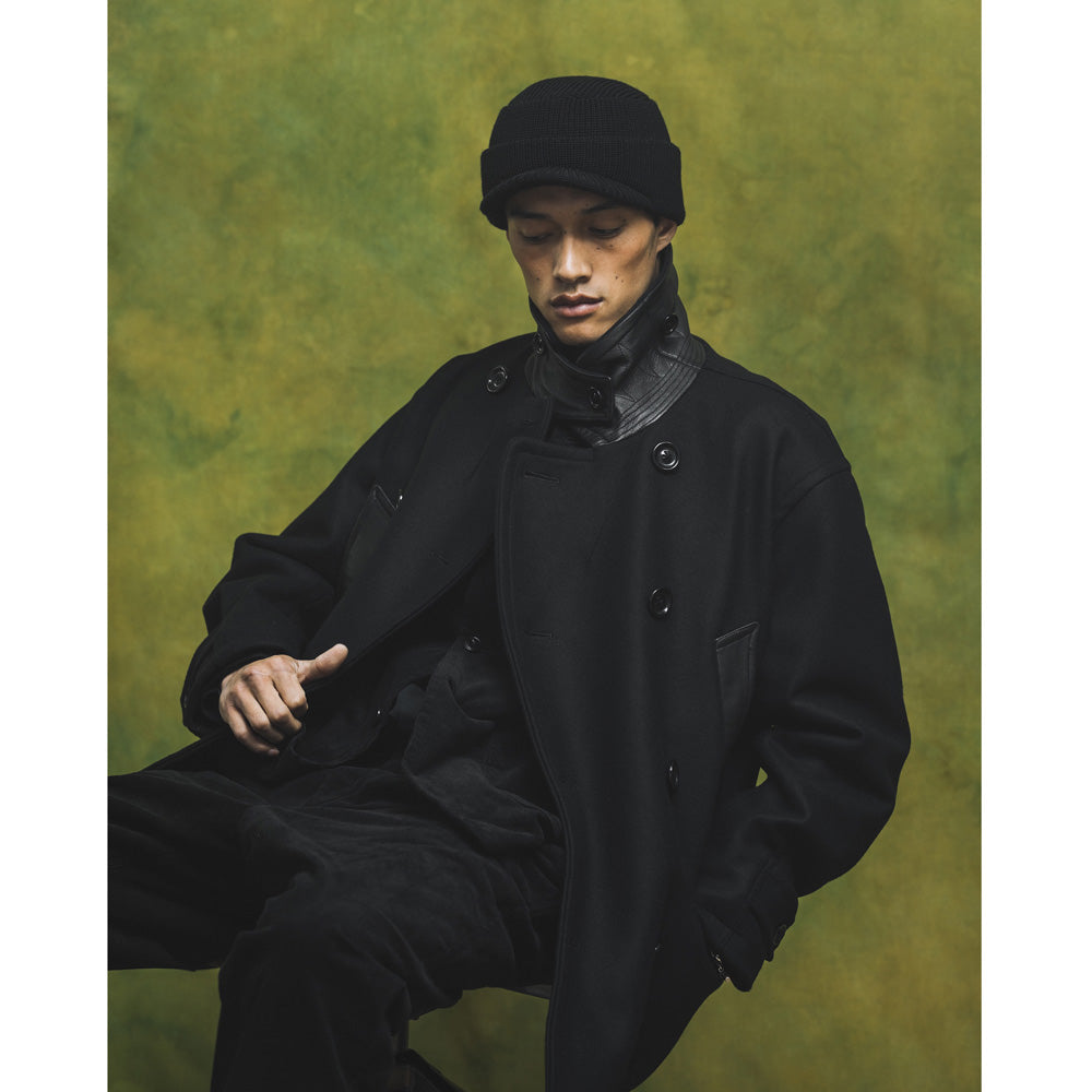 MARINER COAT WOOL DOUBLE MELTON WITH WINDSTOPPER