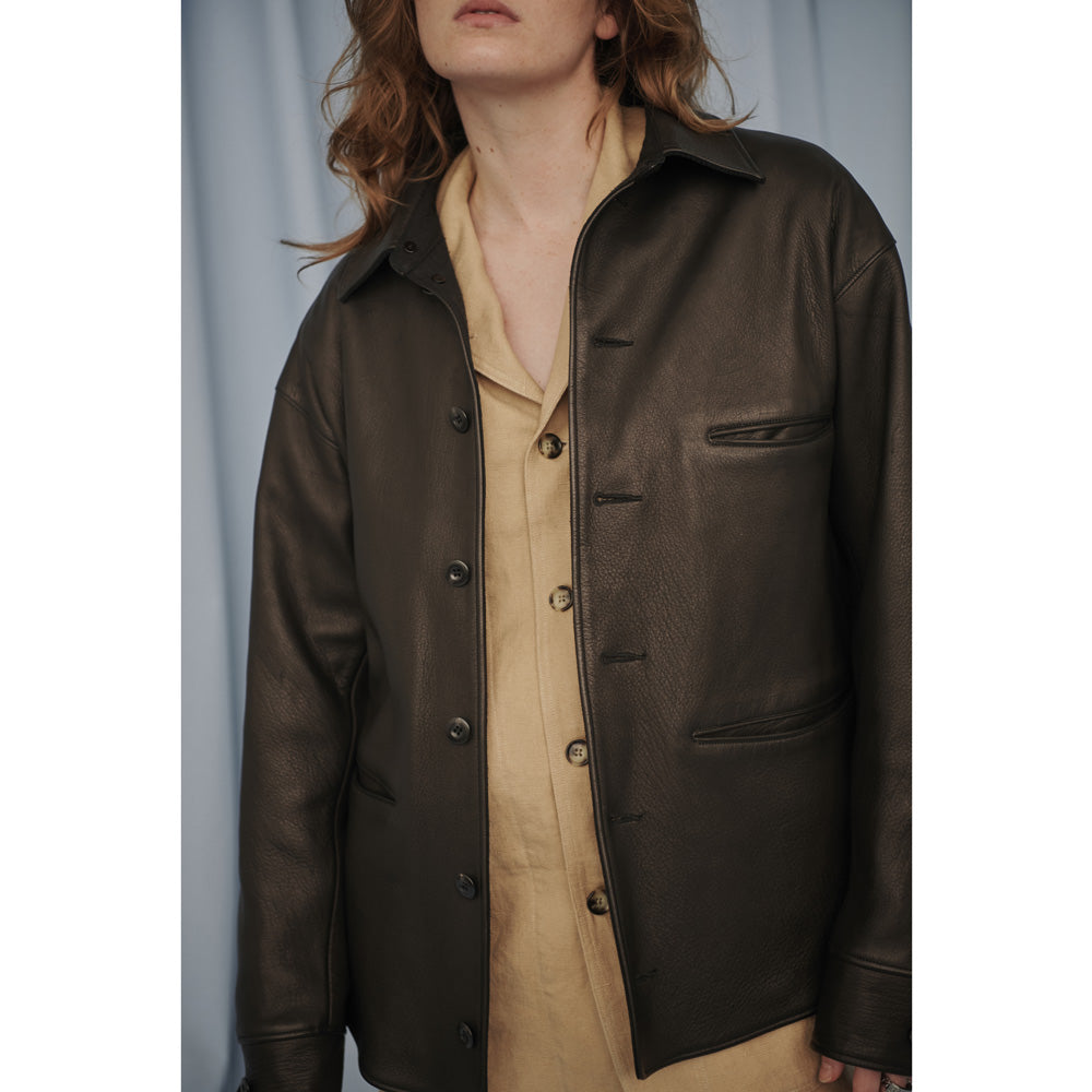 PATINA DEERSKIN AUTOMOBILE COAT