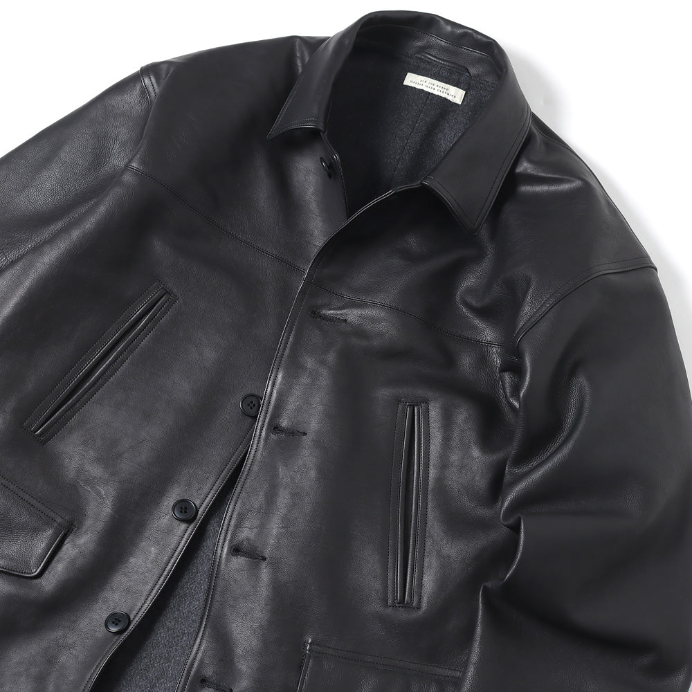 STUNNING LEATHER DURABLE COAT (ITALIAN CALF)