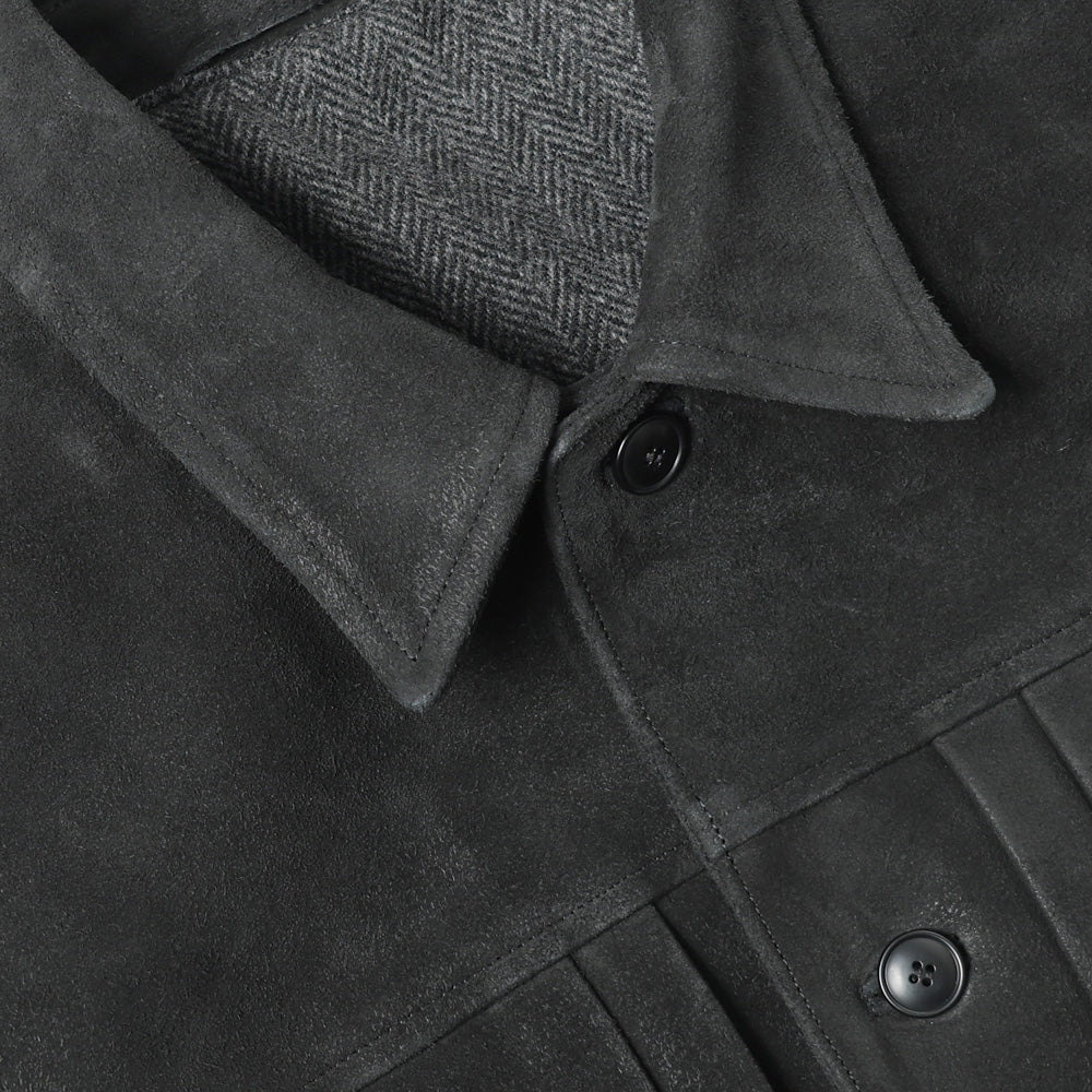 PATINA HORSE-HIDE JEAN JACKET (ROUGH OUT)