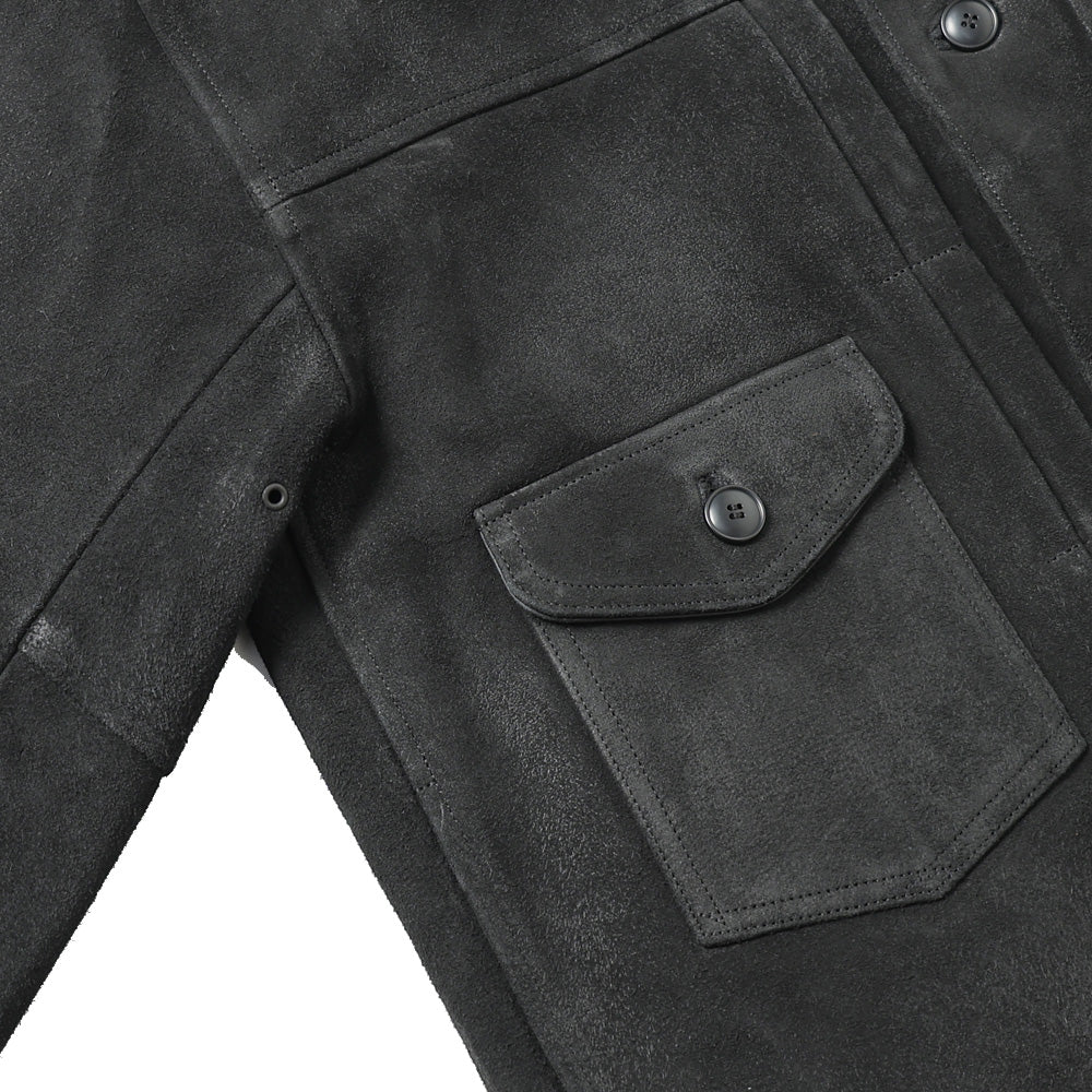PATINA HORSE-HIDE JEAN JACKET (ROUGH OUT)
