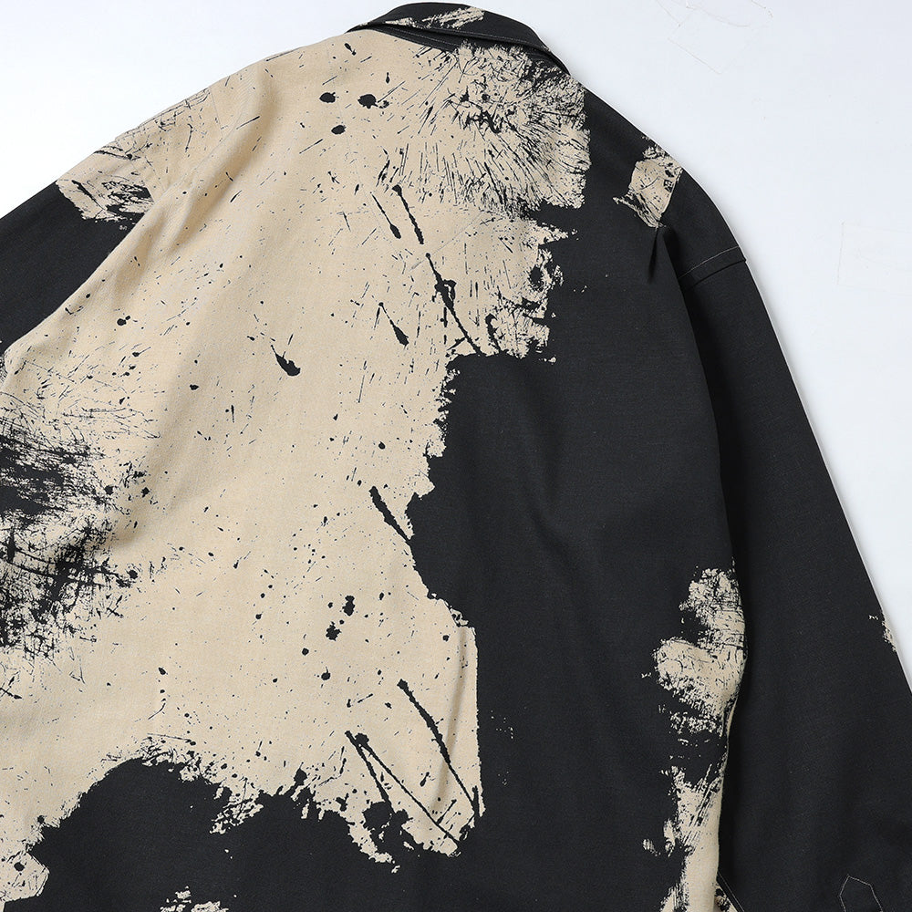 TSUJIMURA SHIRO ABSTRACT PAINT SHIRTS (Long-sleeve)