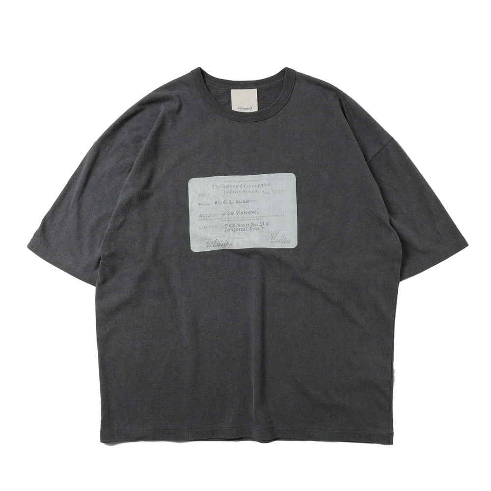 refomed(リフォメッド)RAILWAY TICKET TEE (RECU-063) | refomed