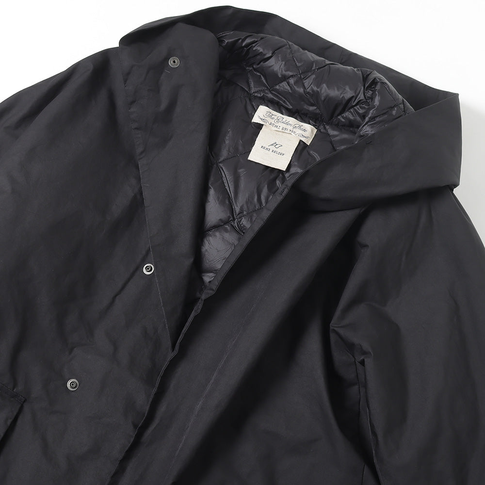 Water-repellent military short down jacket