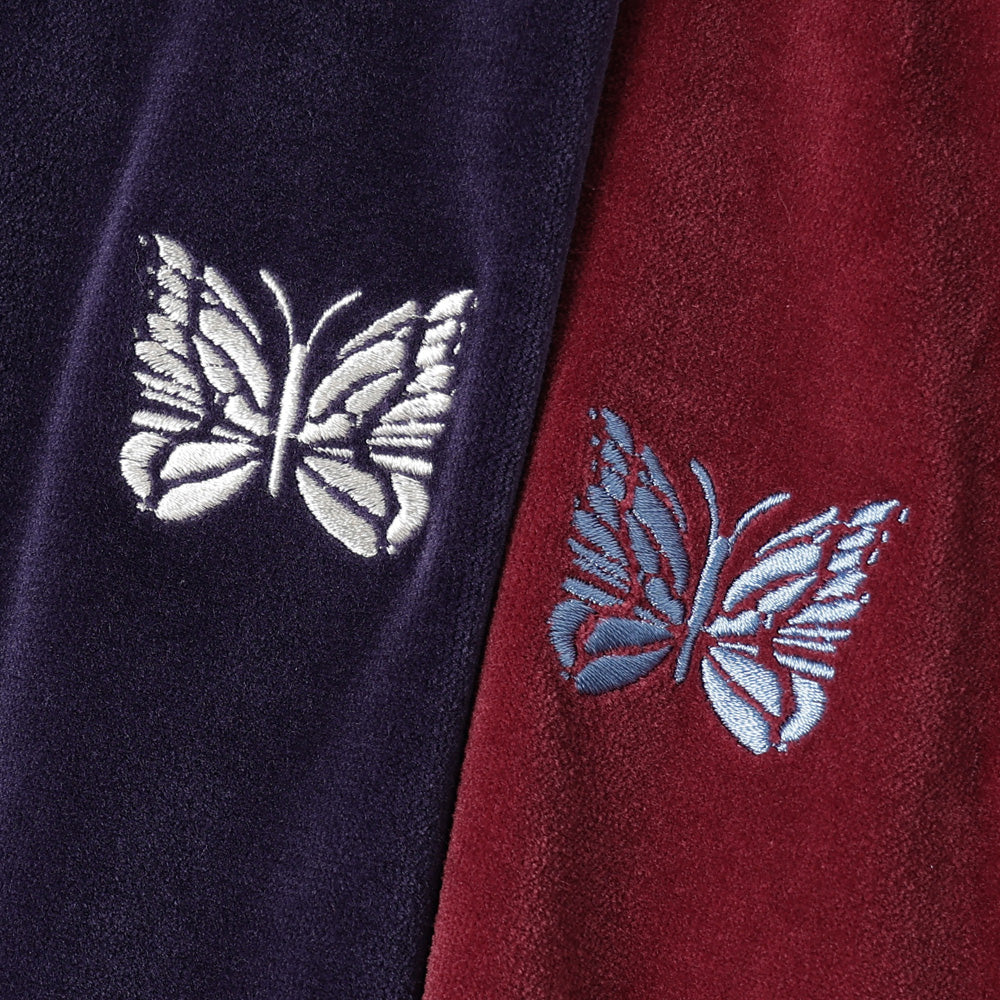 Rib Collar Track Jacket - C/PE Velour