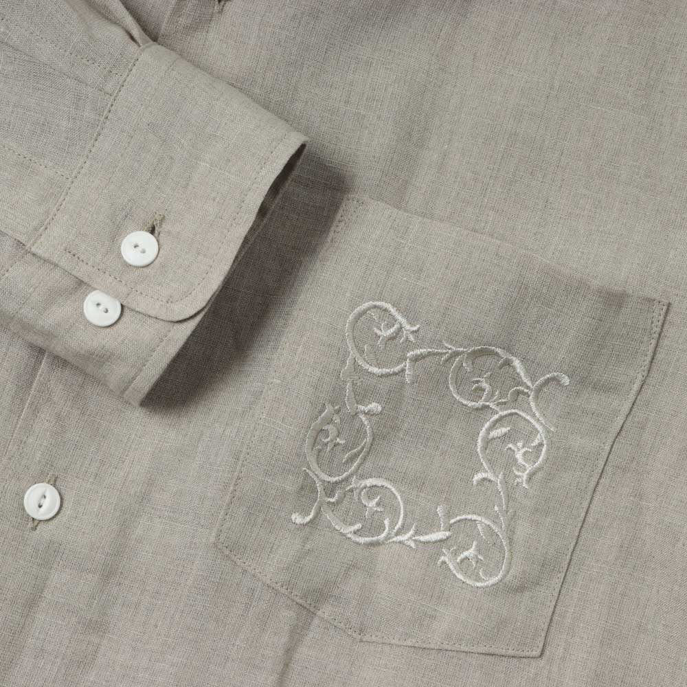 VOYAGER L/S SHIRT LINEN OXFORD