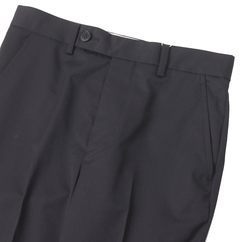 WOOL STRAIGHT TROUSERS