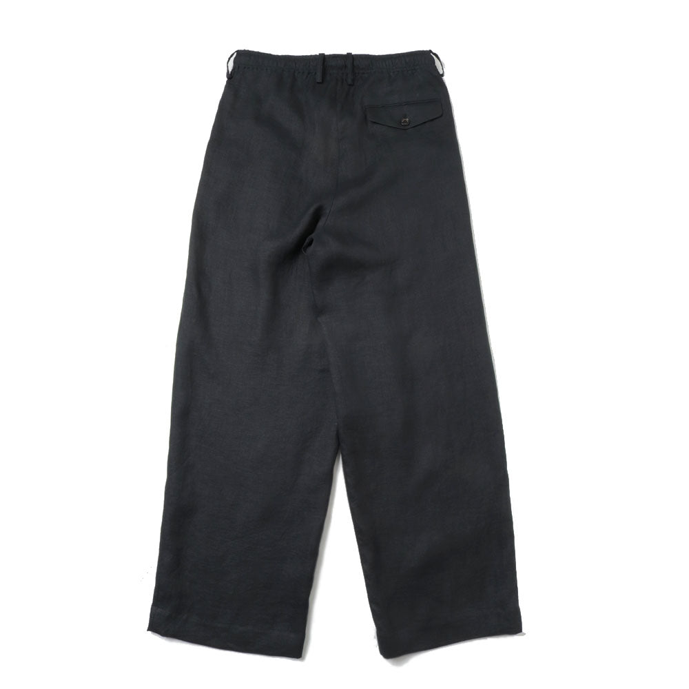 TRIPLE PLEATED EASY TROUSERS HEMP