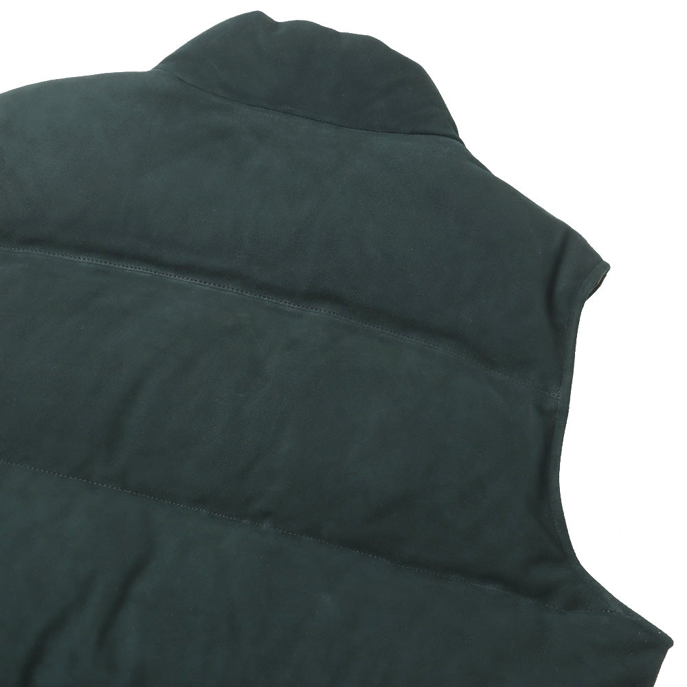 Suede Down Vest