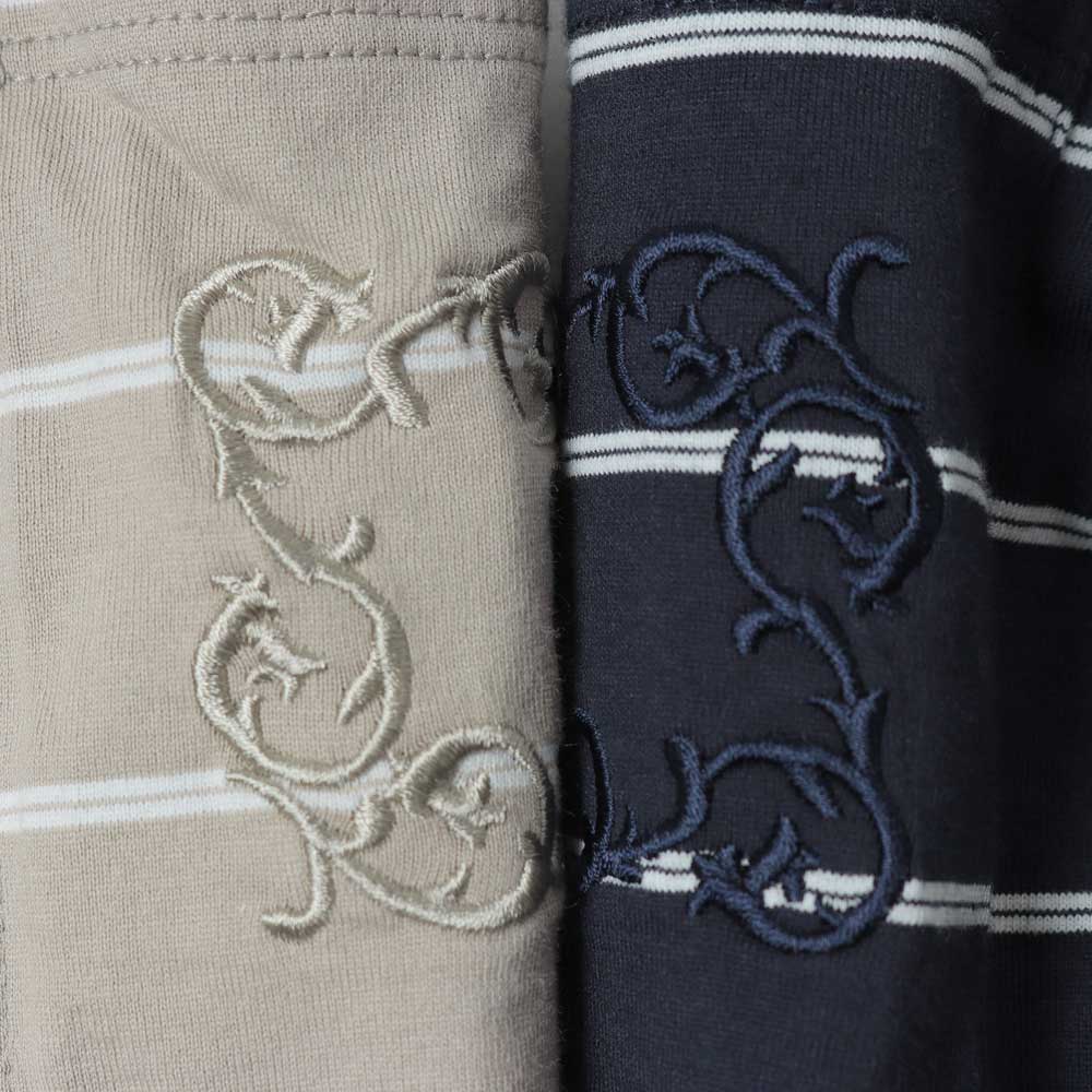 DWELLER S/S TEE BORDER COTTON JERSEY