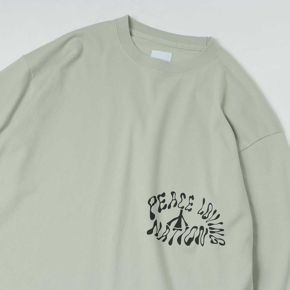 L/S T-SHIRT PEACE LOVING NATION