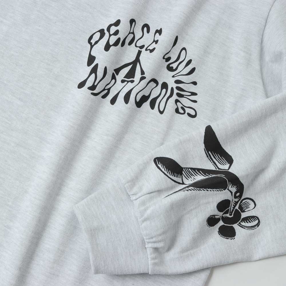 L/S T-SHIRT PEACE LOVING NATION