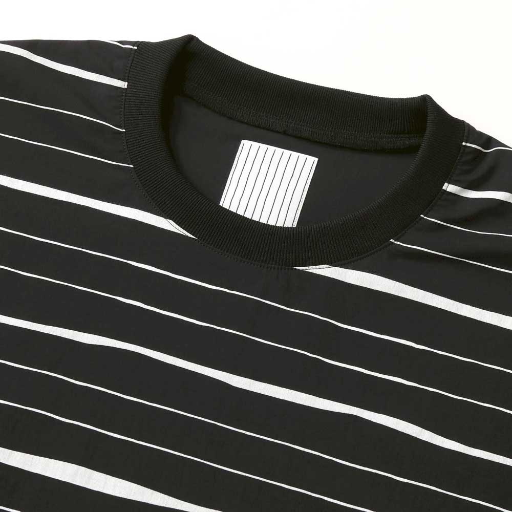 SUPER BIG MIX STRIPE LS NYLON TEE