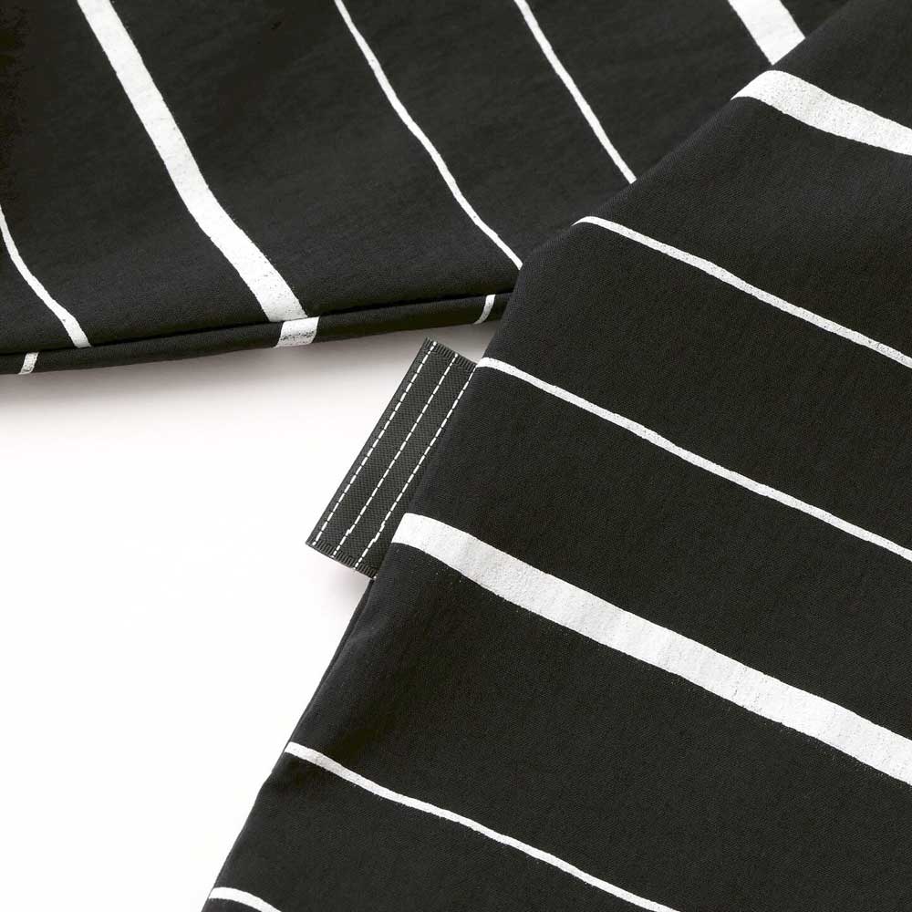 SUPER BIG MIX STRIPE LS NYLON TEE