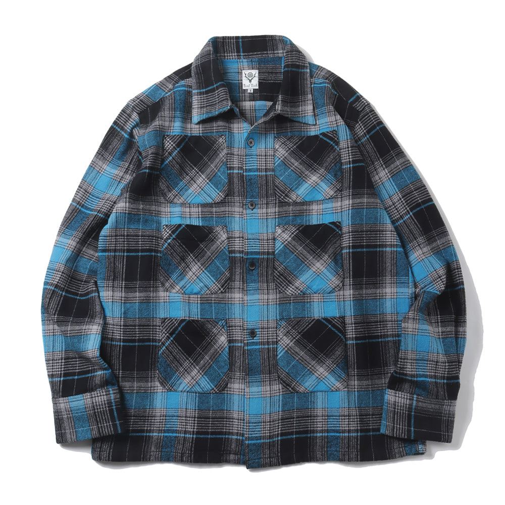 South2 West8（サウスツーウエストエイト）】6 Pocket Shirt - Flannel
