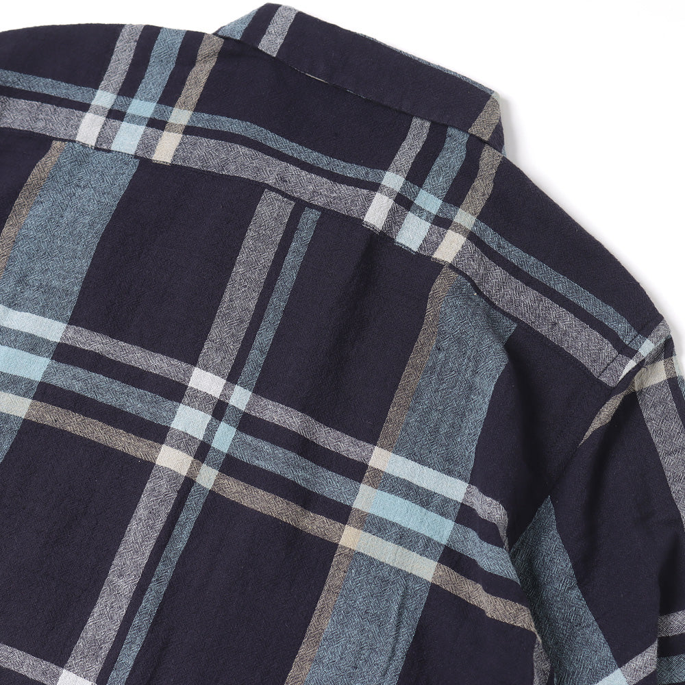 6 Pocket Shirt - Cotton Boiled Cloth / Big Plaid