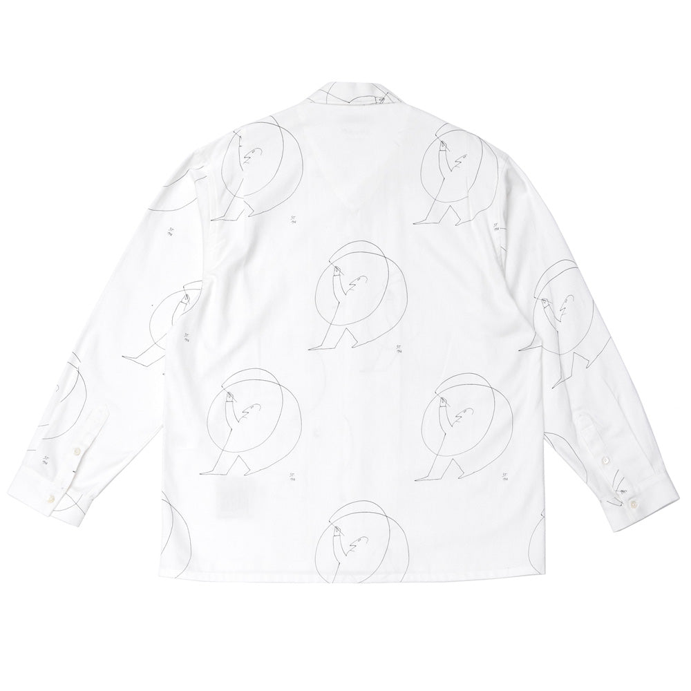 OPEN COLLAR SHIRTS (Saul Steinberg)