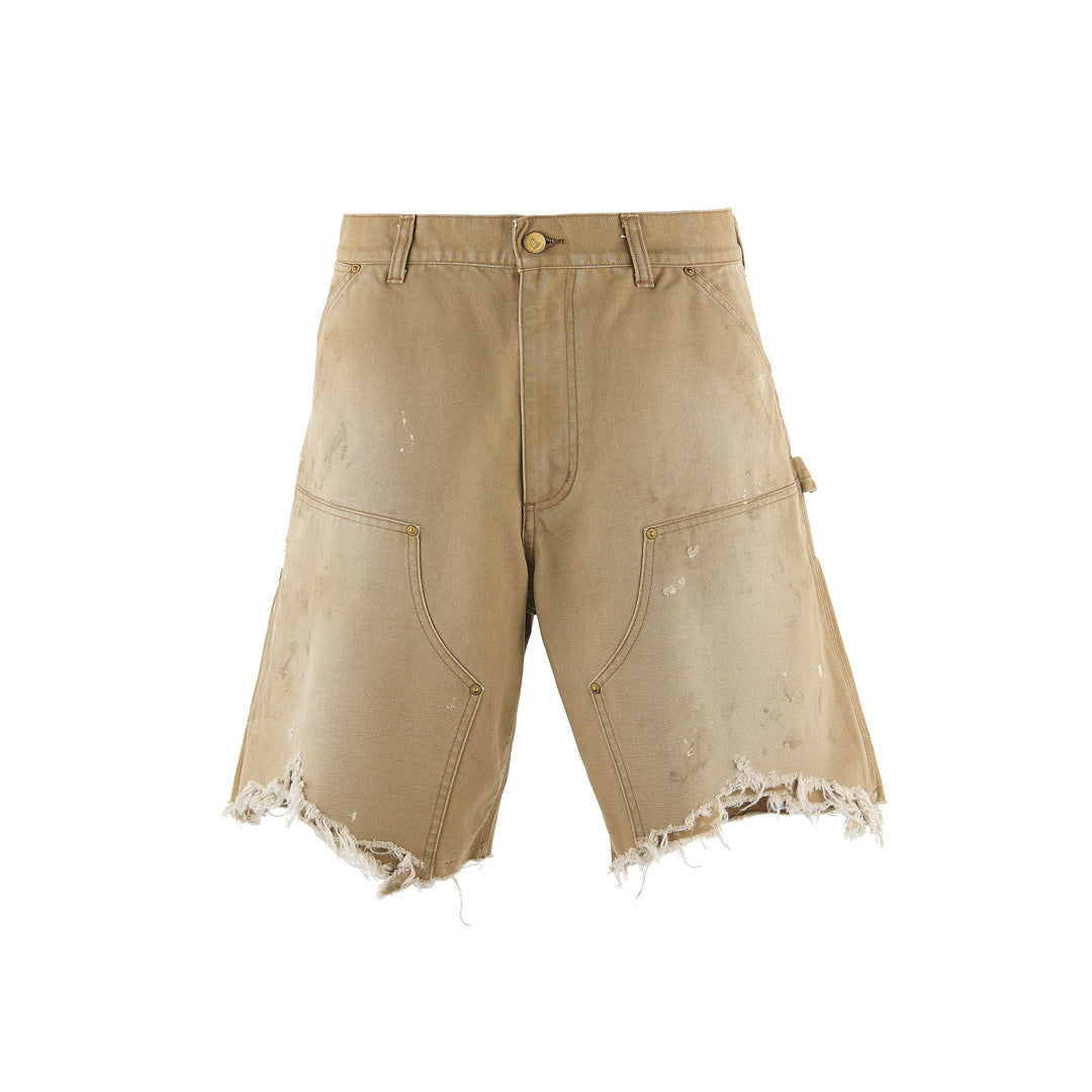 DOUBLE KNEE SHORTS / BEIGE
