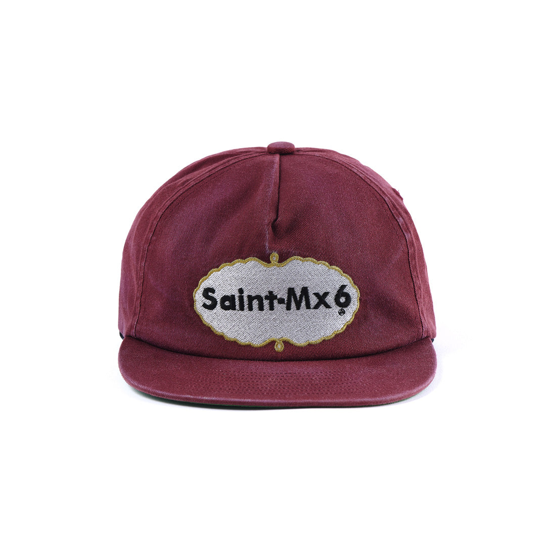 5 PANEL CAP EAT ME BURGUNDY