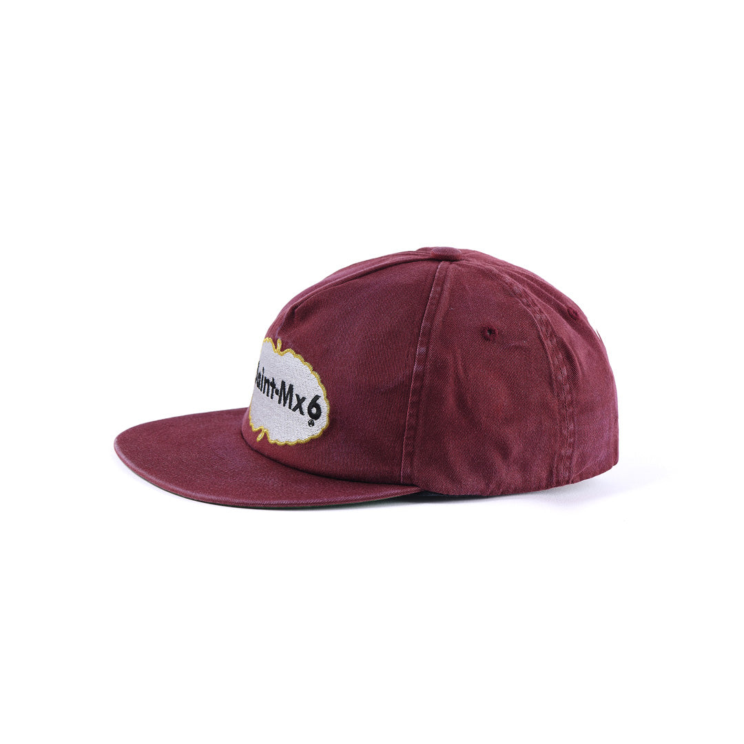 5 PANEL CAP EAT ME BURGUNDY