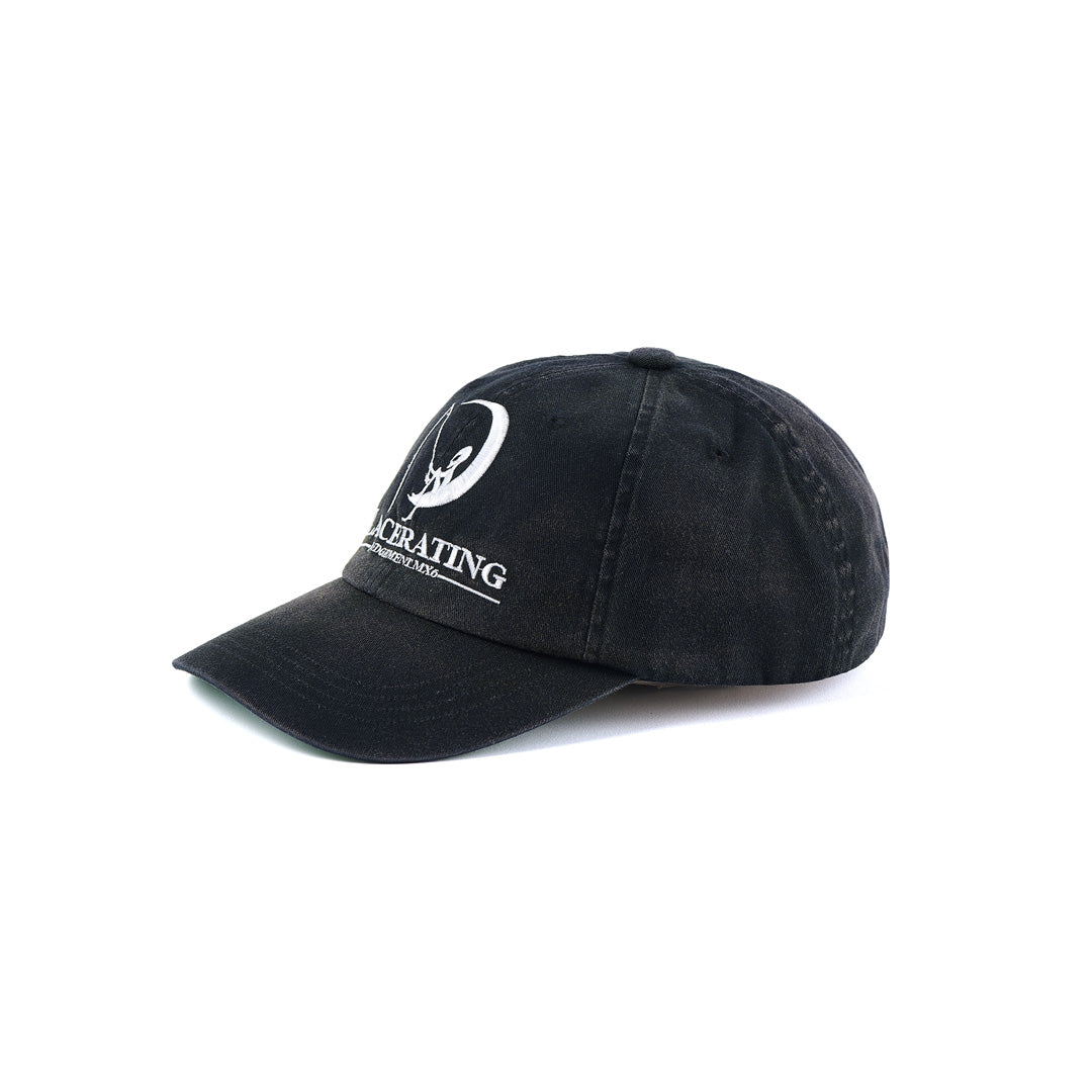 6 PANEL CAP LACERATING BLACK